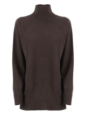 Свитер с высоким воротником и рукавами реглан