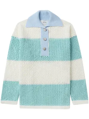 Джемпер с воротником поло