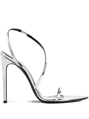 Кожаные босоножки Naomi на каблуке 110 мм