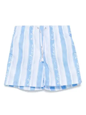 Плавки-шорты в полоску