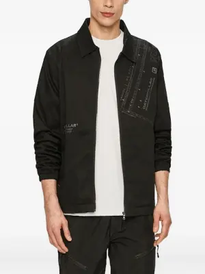 Куртка-рубашка на молнии с принтом