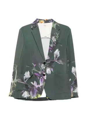 Блейзер с цветочным принтом