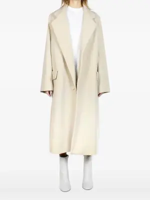 Однобортное пальто