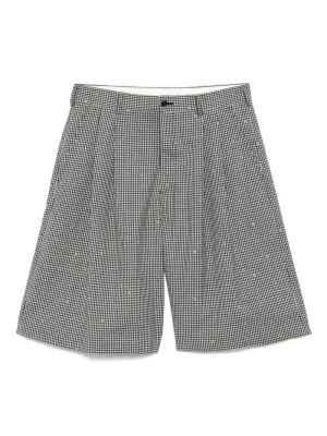 Клетчатые шорты строгого кроя