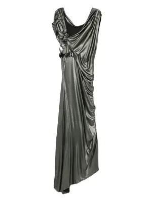 Декорированное платье макси с драпировкой