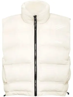 Дутый жилет с принтом Scratch