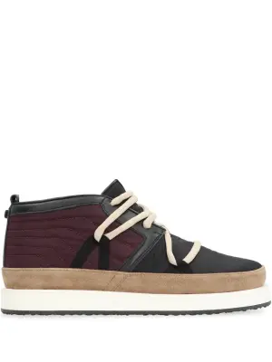 кожаные кроссовки