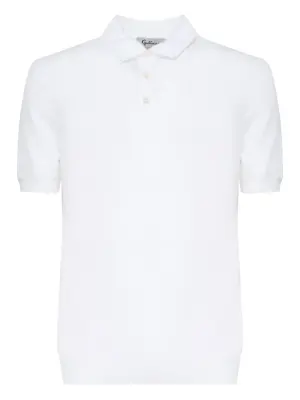 Хлопковое поло с короткими рукавами