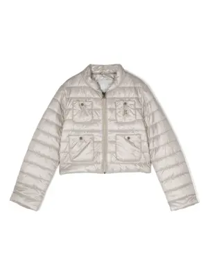 Пуховик с логотипом