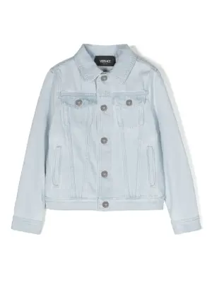 Джинсовая куртка с вышивкой Medusa