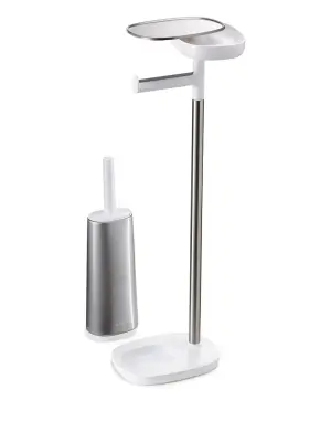 Подставка для туалетной бумаги с полкой