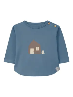 Топ с графичным принтом