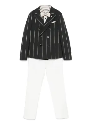 Костюм-тройка в полоску
