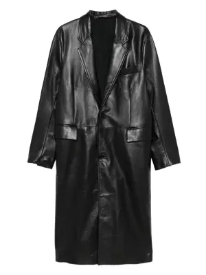 однобортное пальто