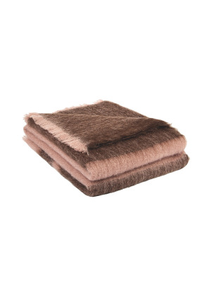 Плед из мохера