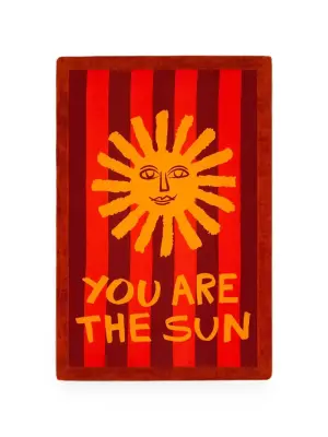 Пляжное полотенце You Are The Sun от Coppertone с фирменными полосками