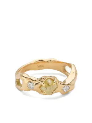 Кольцо Eternal из желтого золота 18 карат с бриллиантами