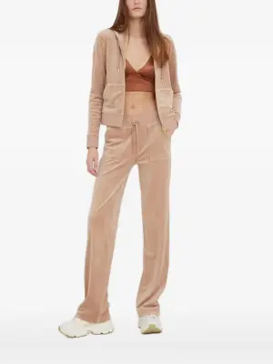 Велюровое худи на молнии