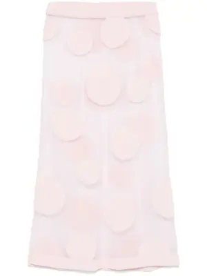 Юбка миди в горох