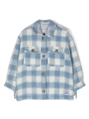 Клетчатая куртка-рубашка Marceline с бахромой