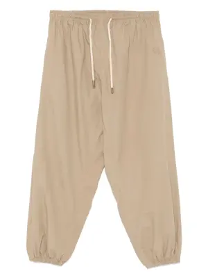 Elasticated-waist trousers