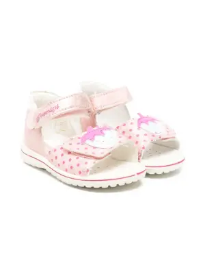 Сандалии в горох