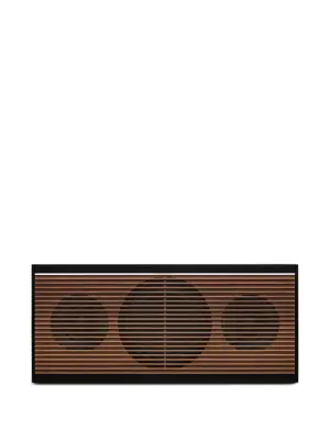 звуковая консоль с деревянными вставками