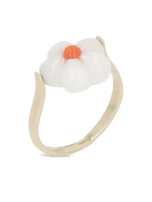 Кольцо Daisy из желтого золота