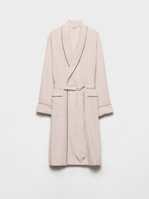 Пальто-халат из хлопковой смеси