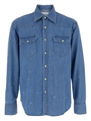 Джинсовая рубашка