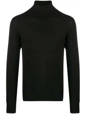 Джемпер с высоким воротником