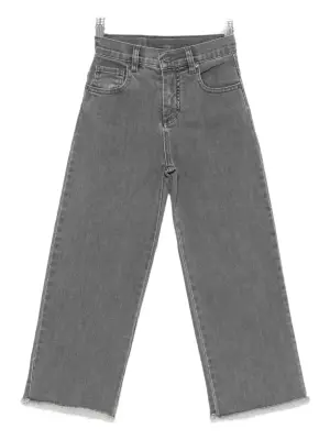 Джинсы с необработанным краем