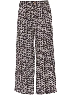Брюки Wellen с монограммой