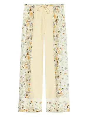 брюки Fabert с кулиской и цветочным принтом