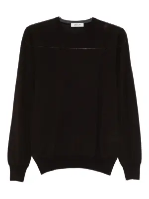 Футболка с круглым вырезом и вставками