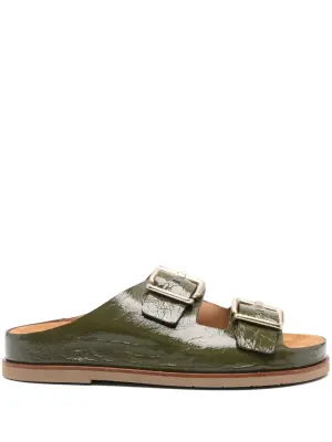 Лакированные сандалии