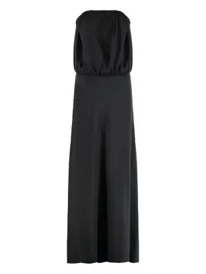 Длинное платье с драпировкой Silvia