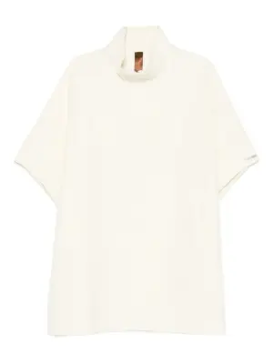 Куртка с высоким воротником и вставками