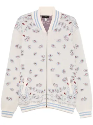 Бомбер с принтом