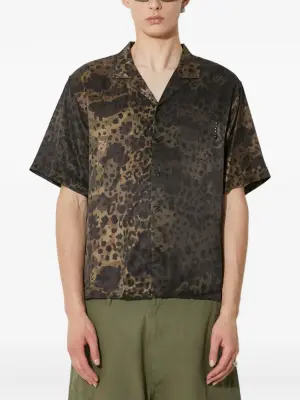 Рубашка с леопардовым принтом