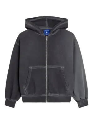 Топ с капюшоном и тиснением