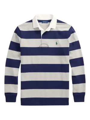 полосатая рубашка поло The Iconic Rugby с длинными рукавами