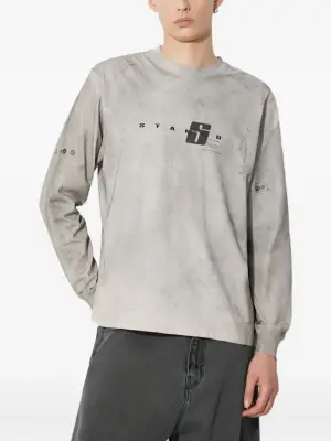 Футболка с длинными рукавами и графичным принтом