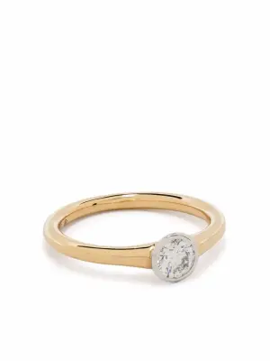Кольцо Origine из желтого золота с бриллиантом