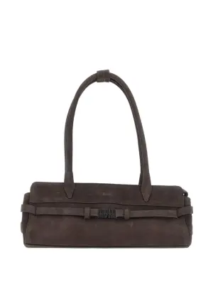 Сумка на плечо с украшением в виде логотипа Gina