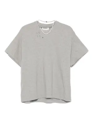 Футболка Pearls Disruption с эффектом потертости