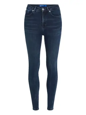 Джинсы скинни с завышенной талией