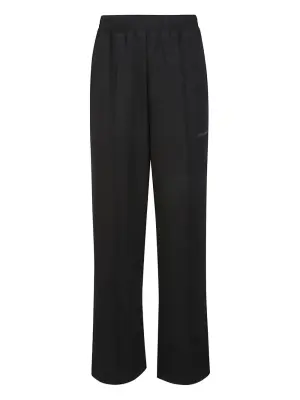 Брюки с эластичным поясом и принтом-логотипом