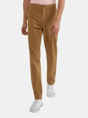 Брюки чино Alpha Khaki Smart 360 Flex зауженного кроя