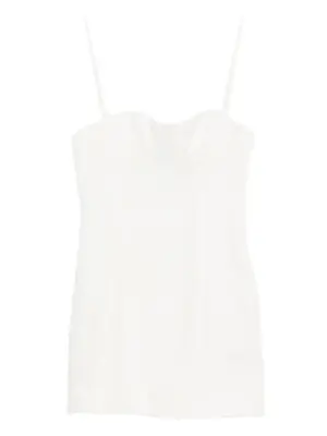 Платье мини с вышивкой